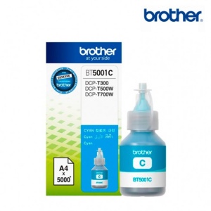 Botella de Tinta Brother BT5001C Cian