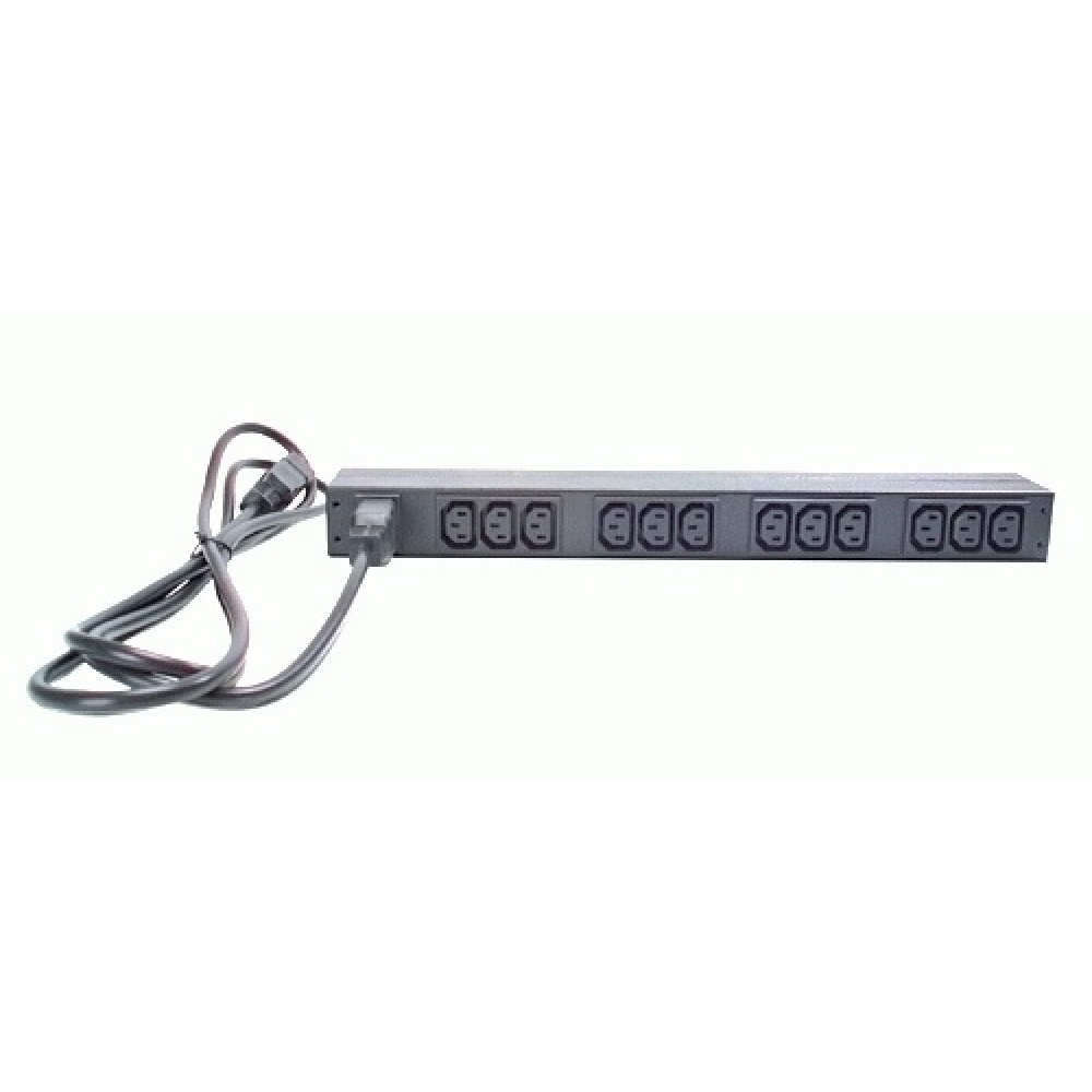 APC PDU Básico para Rack 1U, 16A, 208/230V, (12)C13 SKU: AP9565