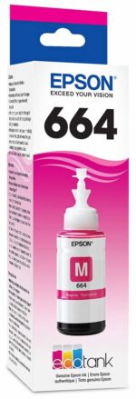 Tanque de Tinta (EcoTank) Epson 664 Magenta 70ml SKU: T664320-AL