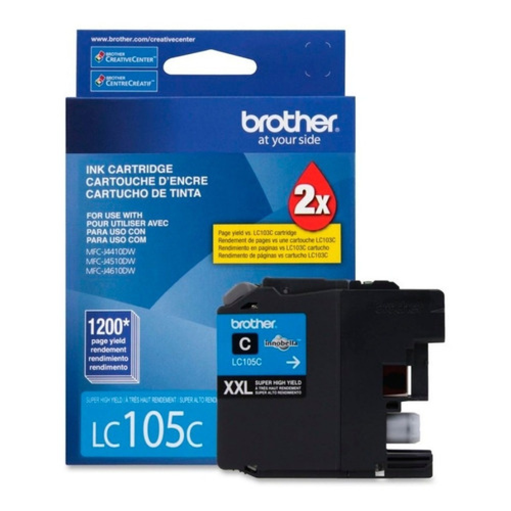 Cartucho Brother LC105C Cyan