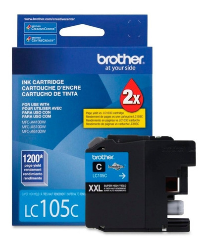 LC105 C - BROTHER LC105 C P/MFC-6720DW 1200 PAG CYAN