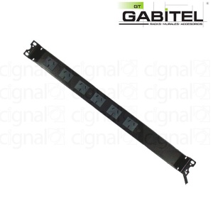 Canal Tensión Gabitel Dual 6 Tomas IRAM Térmica