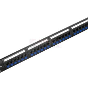 PATCHPANEL 24P FURUKAWA CAT.5E MULTILAN NEGRO