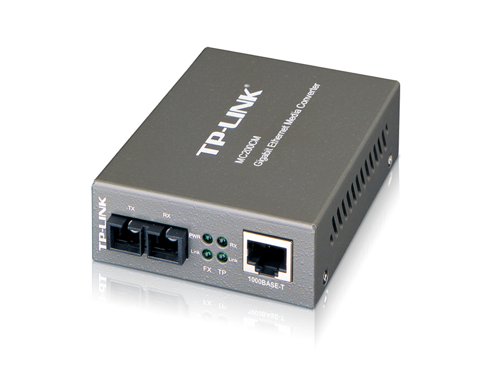 MEDIA CONVERTER TP-LINK MC200M GIGA MM 0.5KMS SC