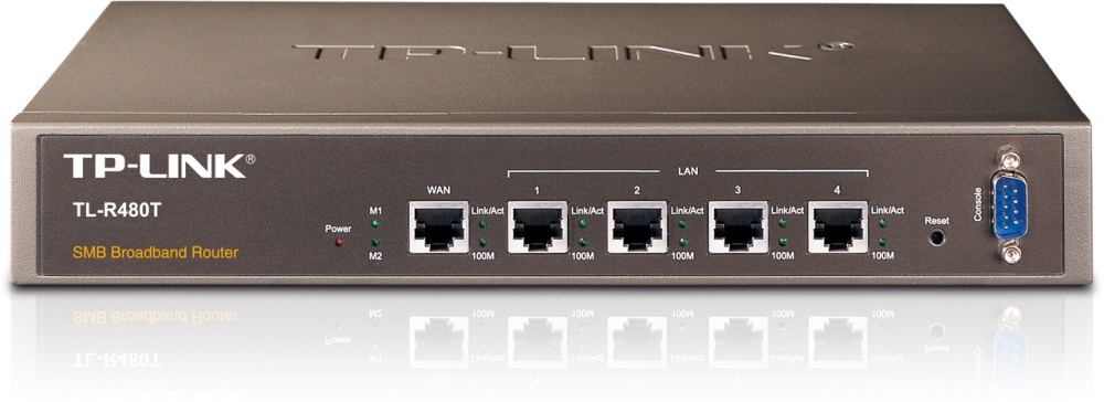 Router TP-LINK TL-R480T, 1 Puerto WAN 10/100Mbps, 4 Puertos LAN de 10/100Mbps SKU: TL-R480T