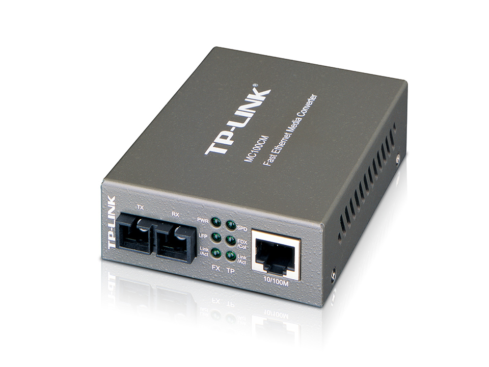 MEDIA CONVERTER TP-LINK MC100M 10/100 MM 2KM SC