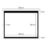 PANTALLA PROYECTOR PARED 150` ELECTRICA INTELAID - Imagen 8