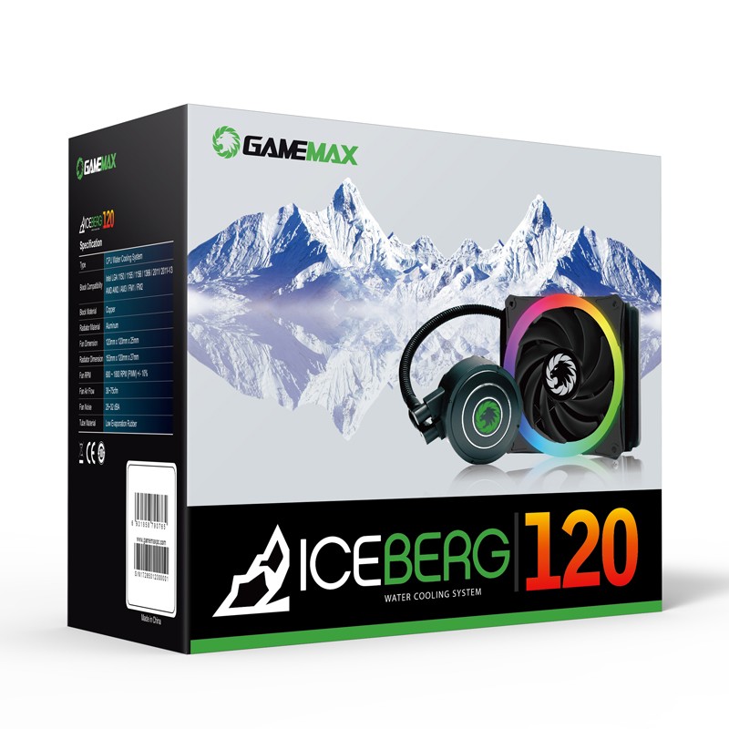 CPU COOLER WATER GAMEMAX ICEBERG120