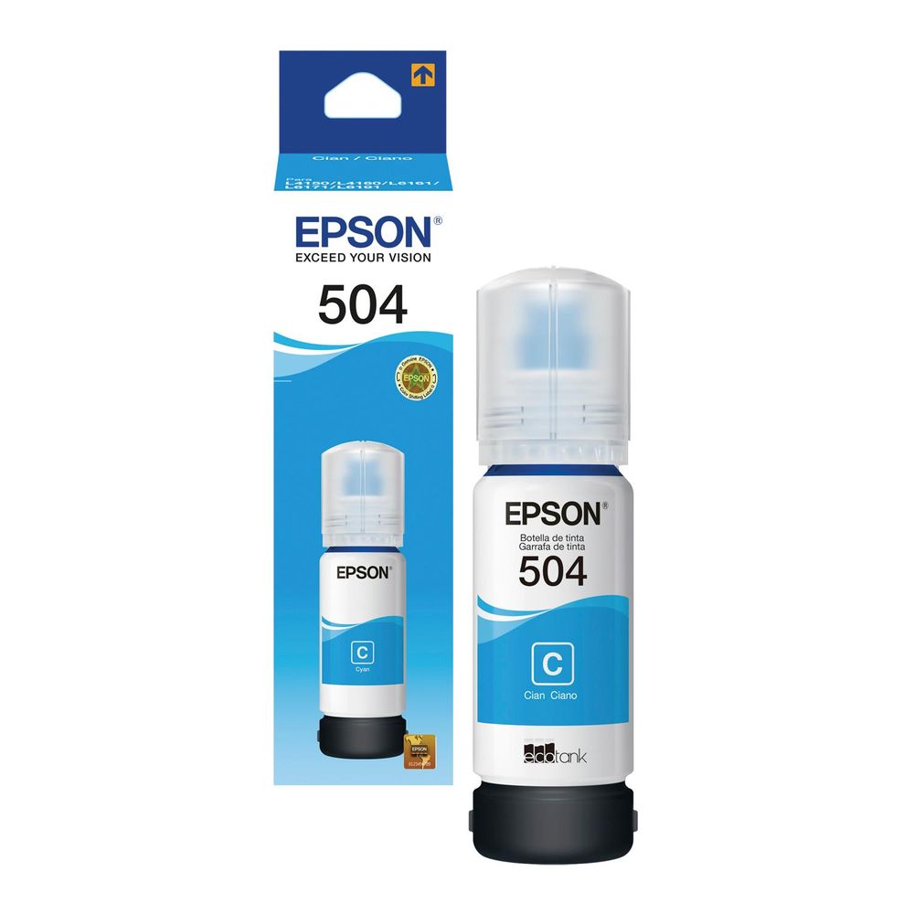 EPSON T504220-AL CYAN BOTELLA P/L4150/60/61/71/91