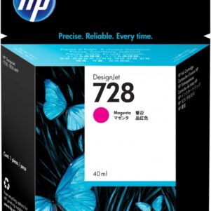 Cartucho HP 728 Magenta 40ml SKU: F9J62A