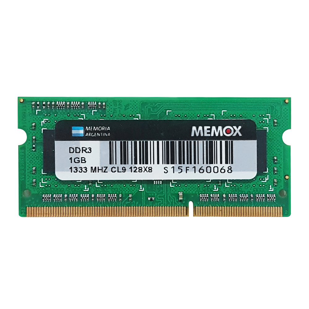 46330 - SODIMM DDR3 1GB MEMOX 1333