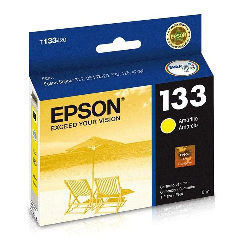 CARTUCHO EPSON T133420-AL YELLOW T25/TX125/TX420W/TX235