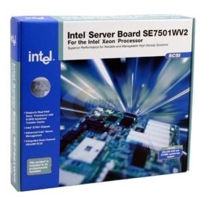 Intel SE7501WV2SCSI SSI Thin E-Bay Server Motherboard, Tarjeta madre Dual 603/604 Intel E7501