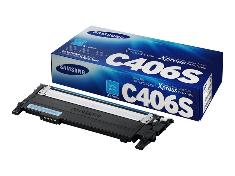 TONER SAMSUNG CLT-C406S P/ SL-C410W/SL-C460W CYAN