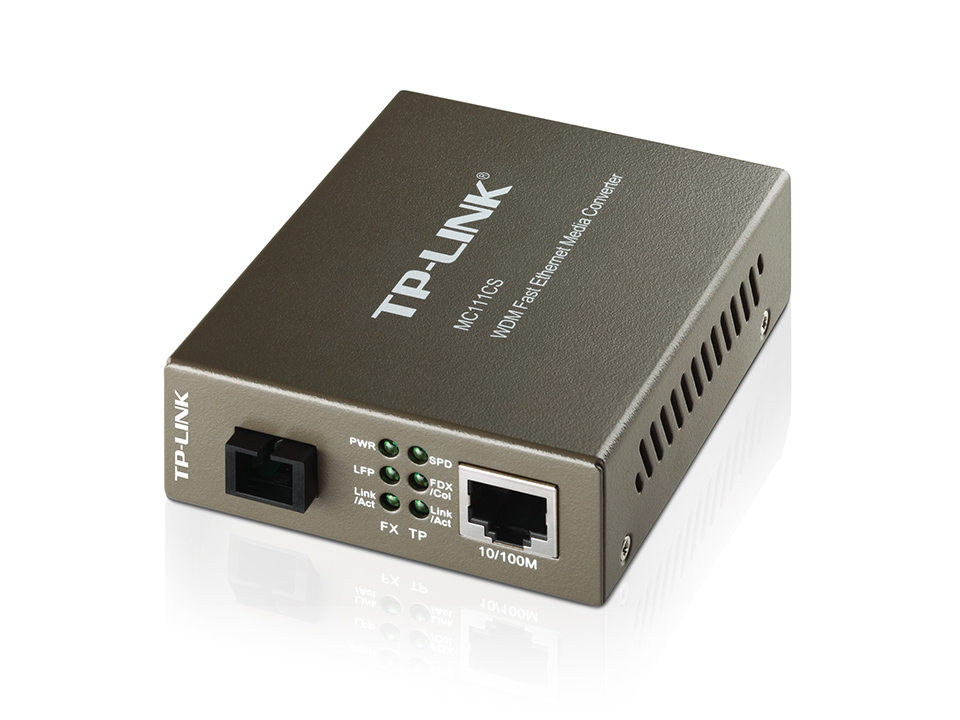 MEDIA CONVERTER TP-LINK MC111CS 10/100 SM SC 20KM