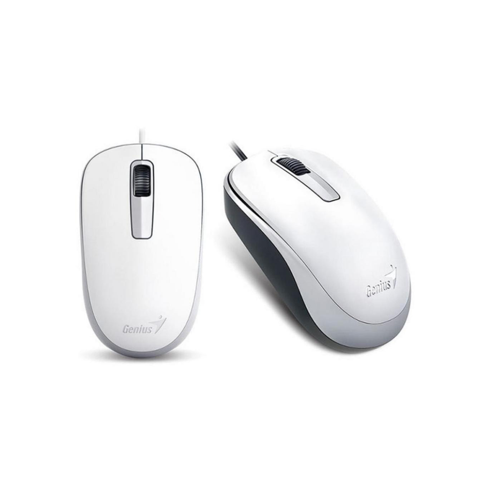 MOUSE GENIUS DX-120 USB WHITE 1200 DPI