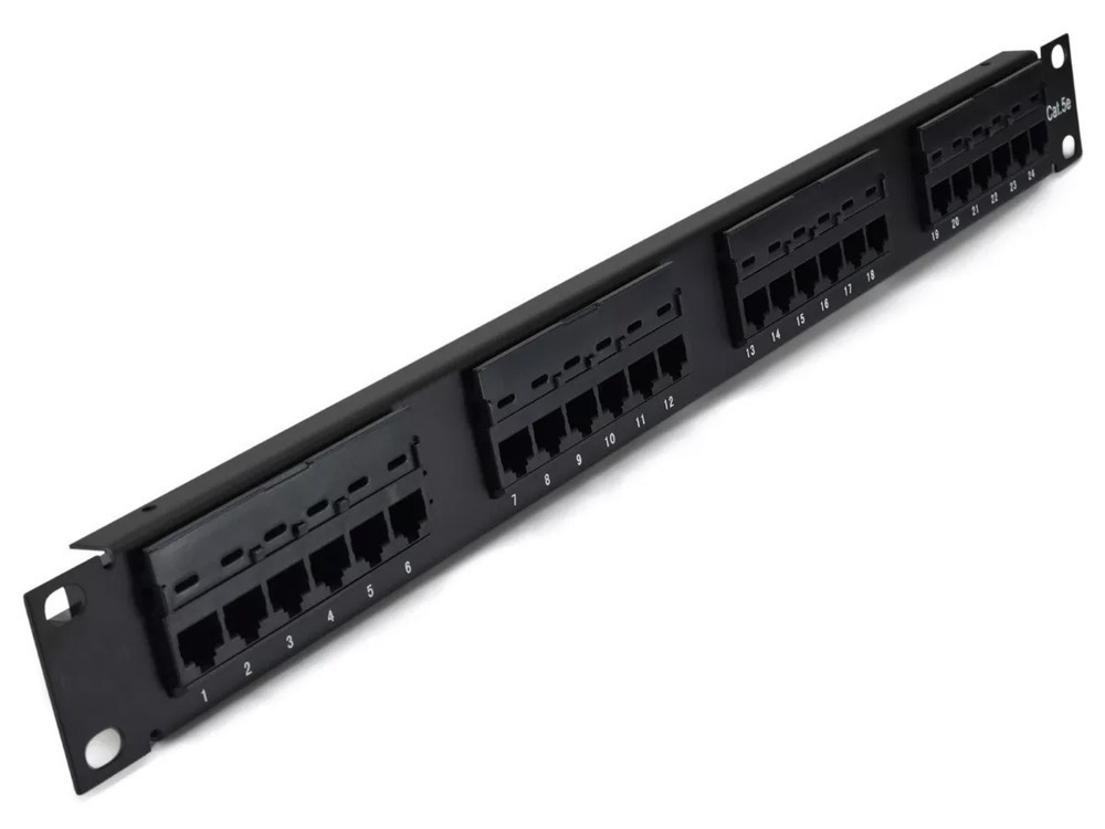 PATCHPANEL GLC 24P CAT 5E P/ KRONE/110