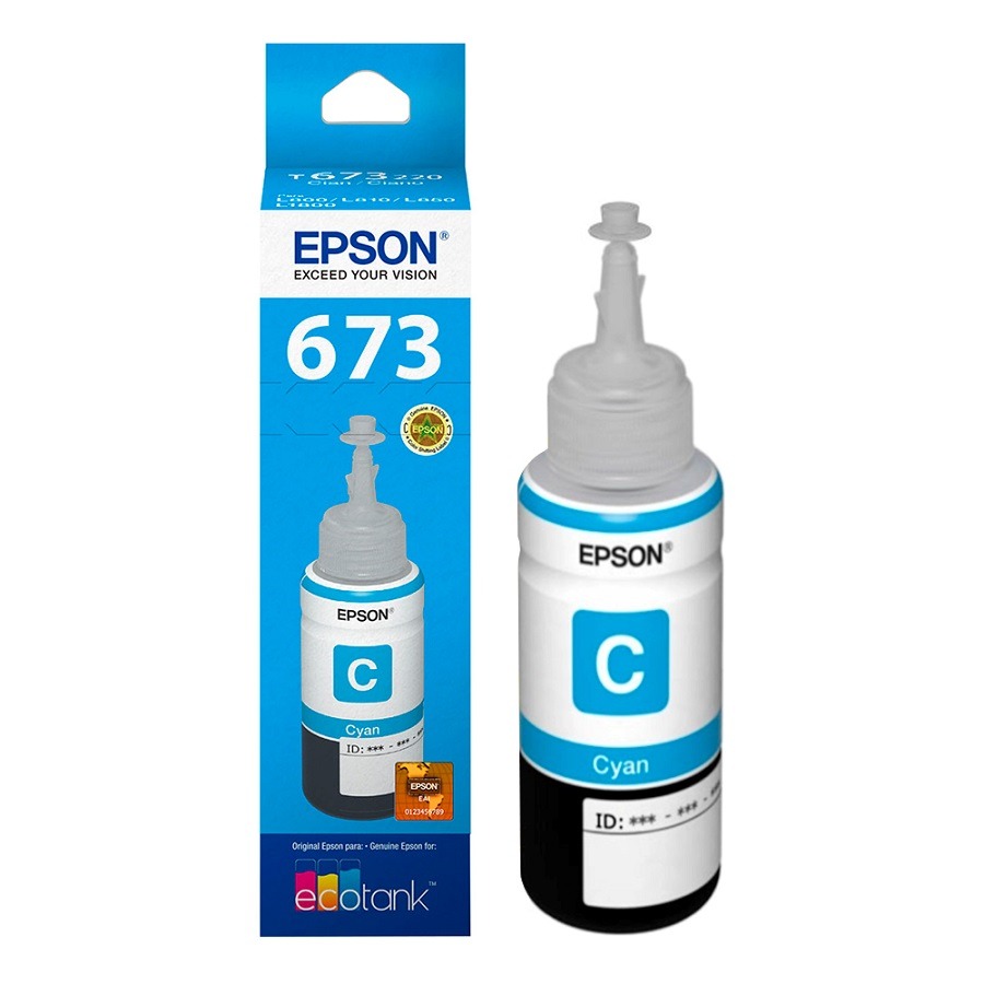 BOTELLA EPSON T673220-AL CYAN P/L800/805/1800