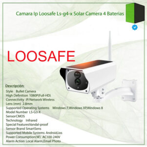 LOOSAFE LS G3 X O 301x301 - CAMARA IP LOOSAFE LS-G3-X SOLAR CAMERA