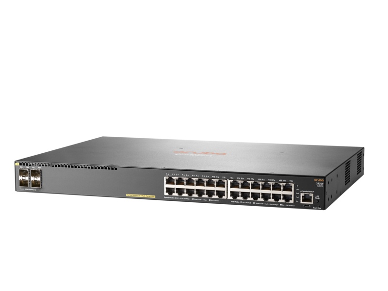 Comeros ARUBA JL261A 2 - SWITCH 24P HPE Aruba 2930F-24G PoE+ 370W