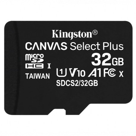 MICRO SD 32GB C10 KINGSTON CANVAS SELECT PLUS