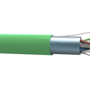 CABLE PARA TRANSMISION DE DATOS GIGALAN AUGMENTED GREEN CAT6A F/UTP 23AWGX4P LSZH CZ