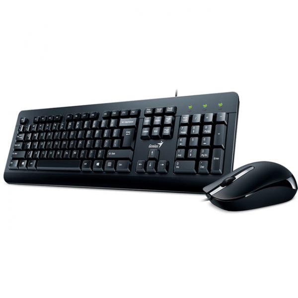 TECLADO+MOUSE GENIUS KM-160 USB BLACK SP