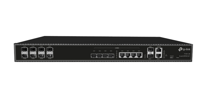 Switch TP-Link Gigabit Ethernet P1201-08, 4 Puertos 10/100/1000Mbps + 2 Puertos SFP+, 64.000 Entradas - Gestionado SKU: P1201-08