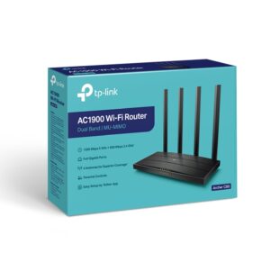 Router TP-Link Ethernet Firewall Archer C80, Inalámbrico, 1300Mbit/s, 5x RJ-45, 2.4/5GHz, 4 Antenas Externas SKU: ARCHER C80