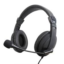 AURICULARES + MIC VCOM DE160U USB BLACK