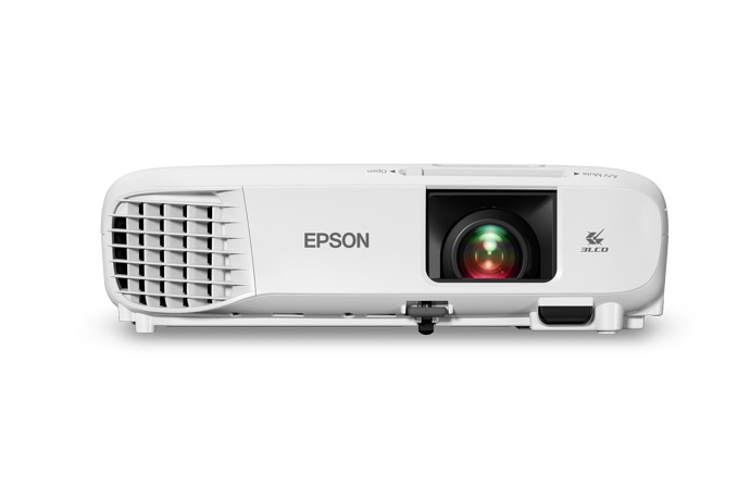 Proyector Portátil Epson PowerLite E20, XGA (1024x768), 3400 Lúmenes, con Bocinas, Blanco SKU: V11H981020