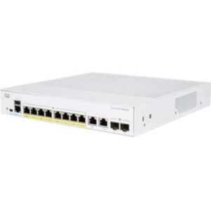 Switch 8P Cisco CBS250-8FP FPoE Giga Ext PS 2x1G