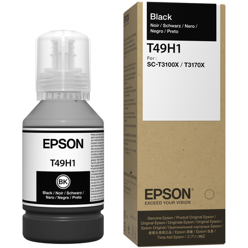 BOTELLA EPSON T49H100 NEGRO P/T3170X 140 ML