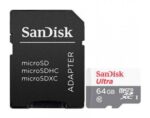 MICRO SD 64GB SANDISK ULTRA CLASE 10