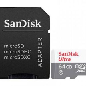 COMEROS SANDISK SDSQUNR 064G GN3MA 1 301x301 - MICRO SD 64GB SANDISK ULTRA CLASE 10