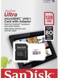 COMEROS SANDISK SDSQUNR 128G GN6TA 1 234x301 - MICRO SD 128GB SANDISK ULTRA CLASE 10