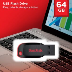 COMEROS SANDISK SDCZ50 064G B35 8 301x301 - PEN DRIVE 64GB SANDISK CRUZERBLADE 2.0