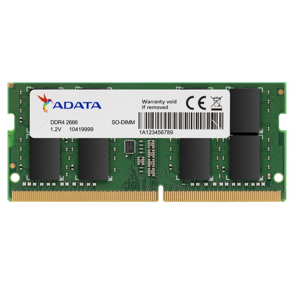Comeros ADATA AD4S26664G19 SGN 1 - MEMORIA SODIMM DDR4 4GB ADATA 2666MHZ SINGLE TRAY