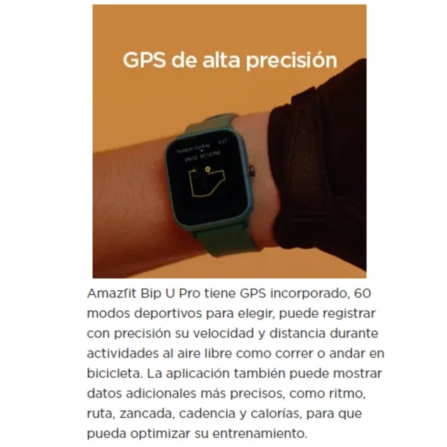 SMART WATCH XIAOMI AMAZFIT BIP U BLACK COMEROS