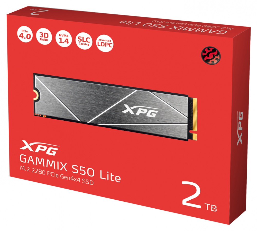 COMEROS XPG AGAMMIXS50L 2T C 1 - DISCO SSD M.2 NVME 2TB ADATA XPG GAMMIX S50 LITE