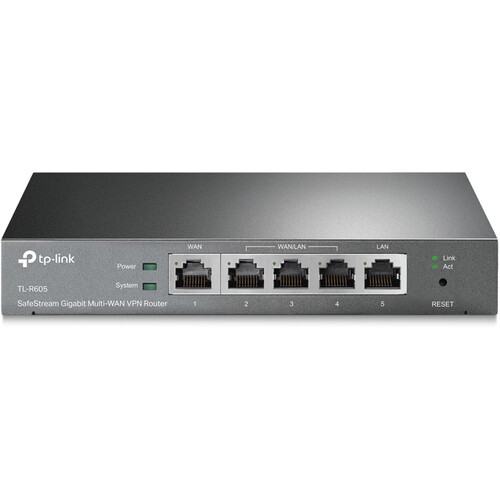 TP Link ER605 - ROUTER 5P TP-LINK ER605 GIGA VPN 1P WAN+3P LAN/WAN