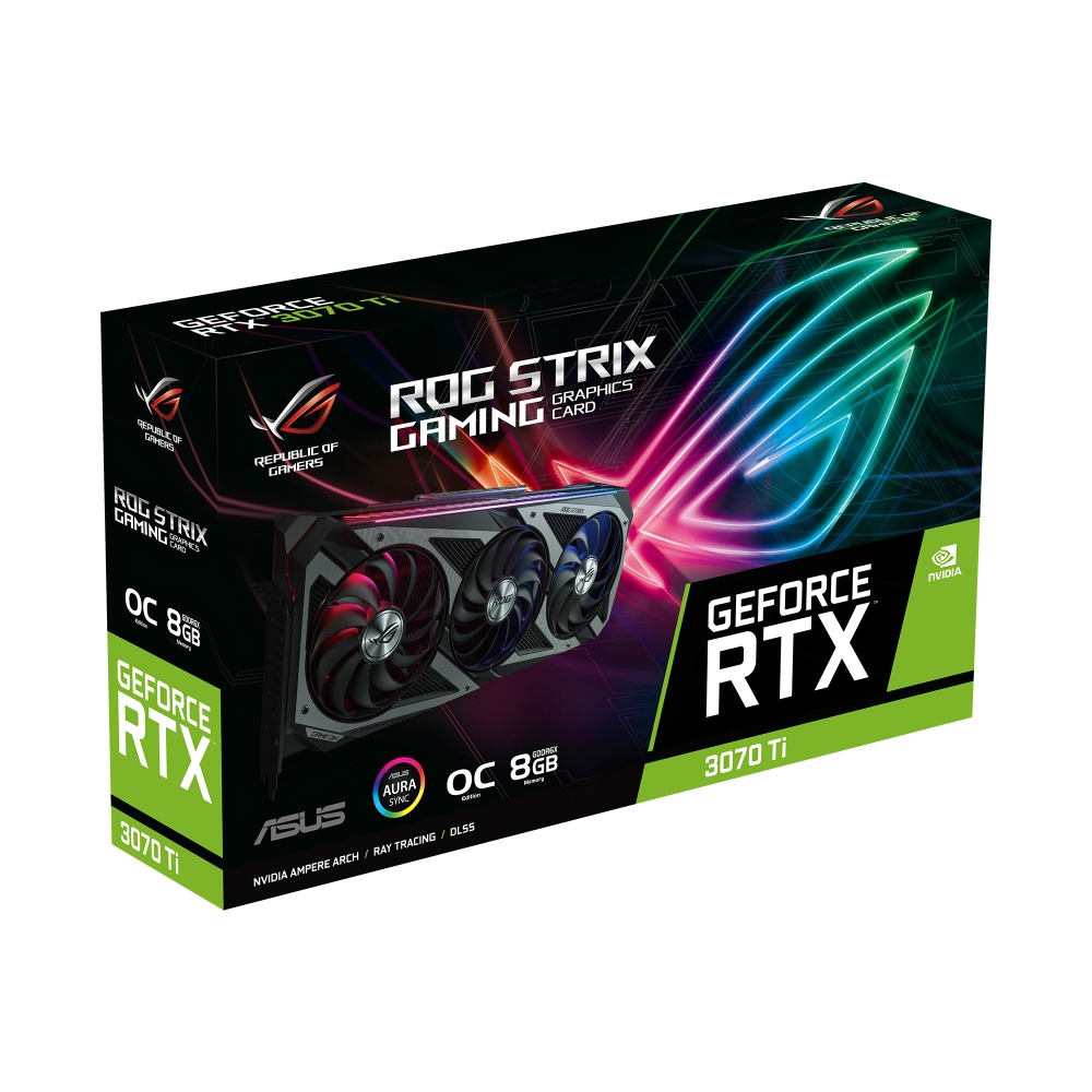 COMEROS ASUS 90YV0GW0 M0NA00 12 - PLACA DE VIDEO 8GB RTX 3070 TI ASUS ROG STRIX O8G