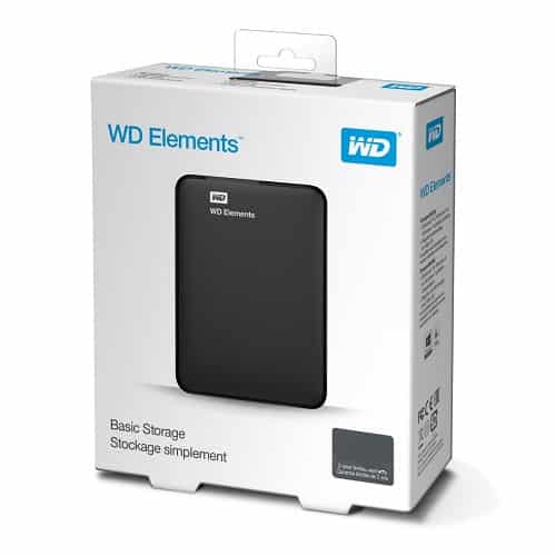 Disco Externo 1TB W.D. Elements Black - DISCO PORTATIL 2 TB WD ELEMENTS 3.O USB 2.5 BLACK