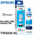 Tinta Epson T555220-AL Cyan