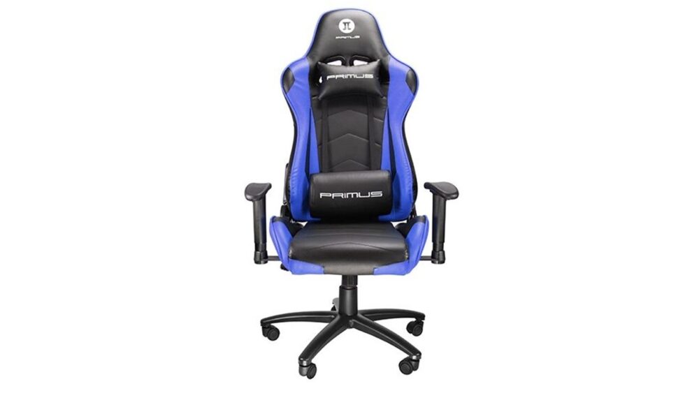 SILLA GAMER PRIMUS THRONOS 100T BLACK/BLUE - Imagen 2