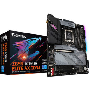 MOTHERBD GIGABYTE S1700 Z690 AORUS ELITE AX DDR4 BOX ATX