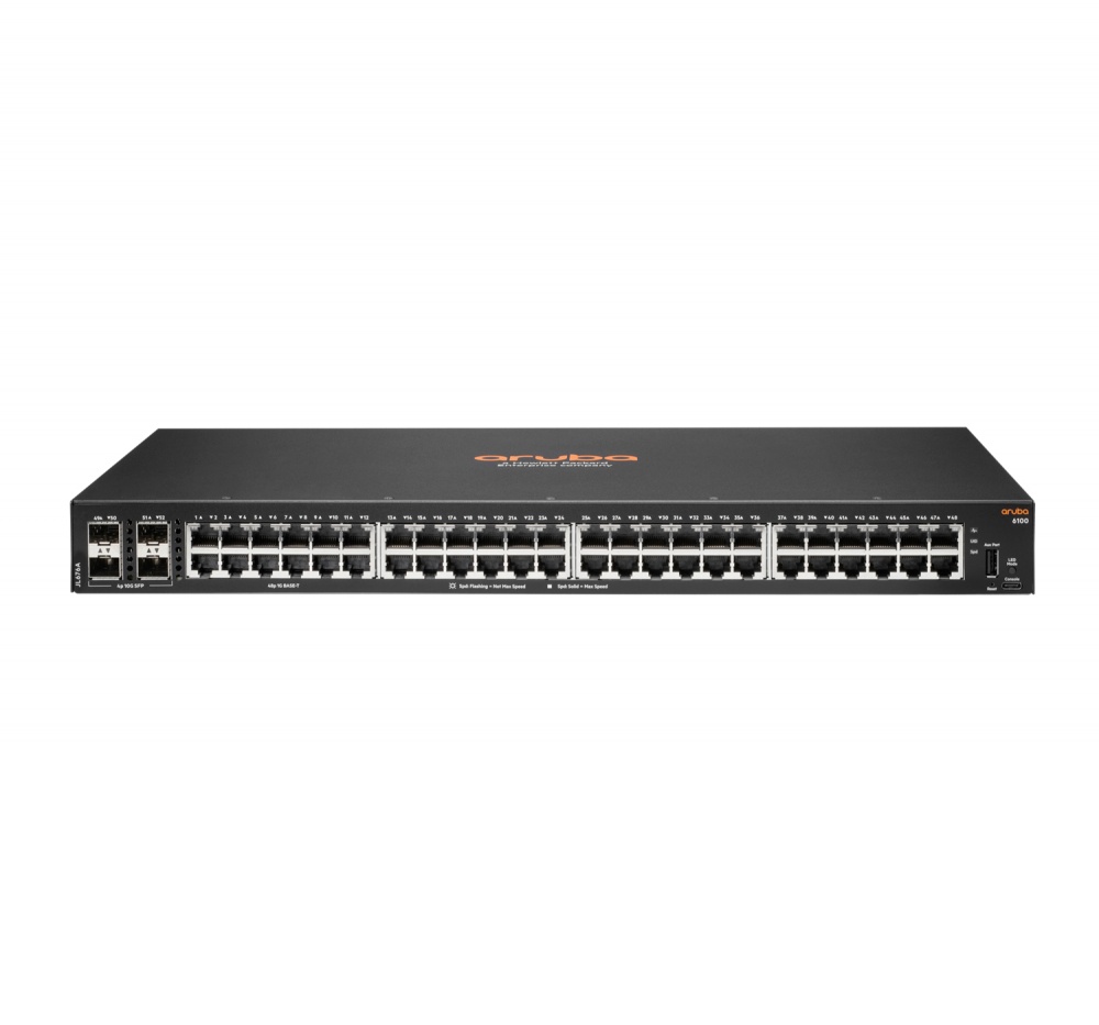 COMEROS HPENTERPRISE JL676A 1 - Switch 48P Aruba 6100 4SFP+