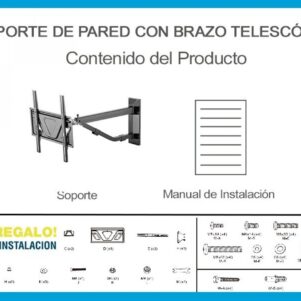 Comeros soporte intelaid extensible 803mm carga 50kg ittb70 301x301 - SOPORTE TV/MON EXTENSIBLE ULTRAD INTELAID (37-70)