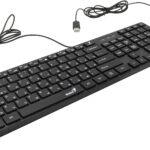 TECLADO GENIUS SLIMSTAR C126 SMART USB BLACK