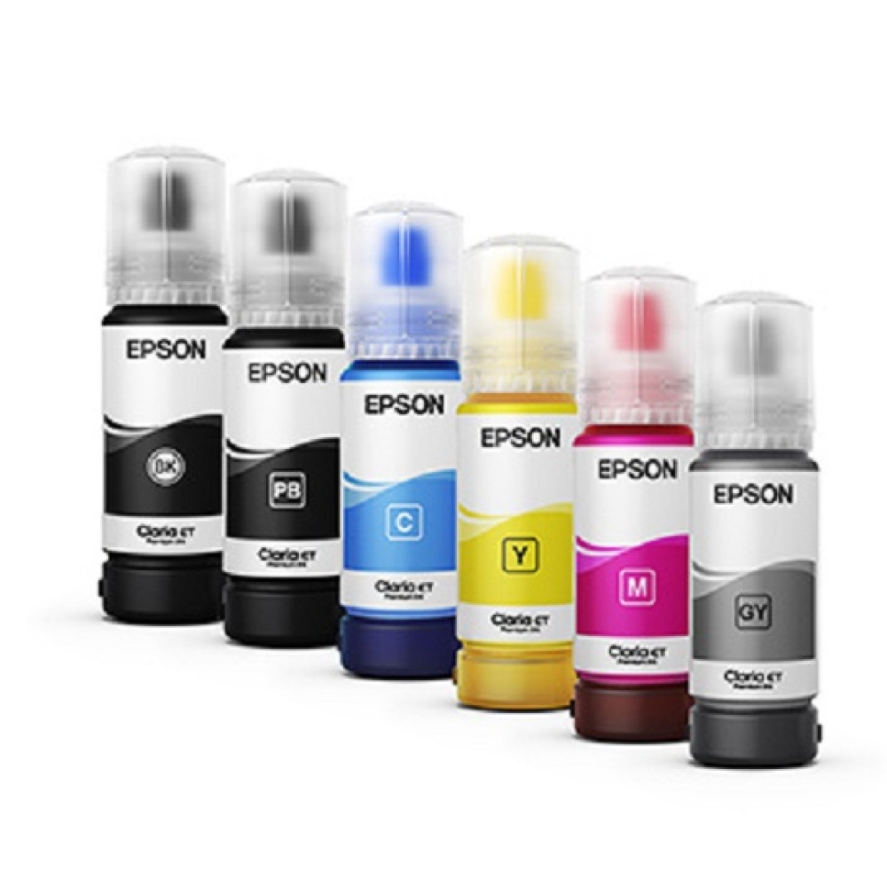 Botella de tinta Epson T555 gris